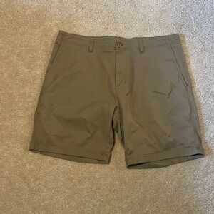Duckhead 8” Harbor Performance Short; 36; Dark Khaki